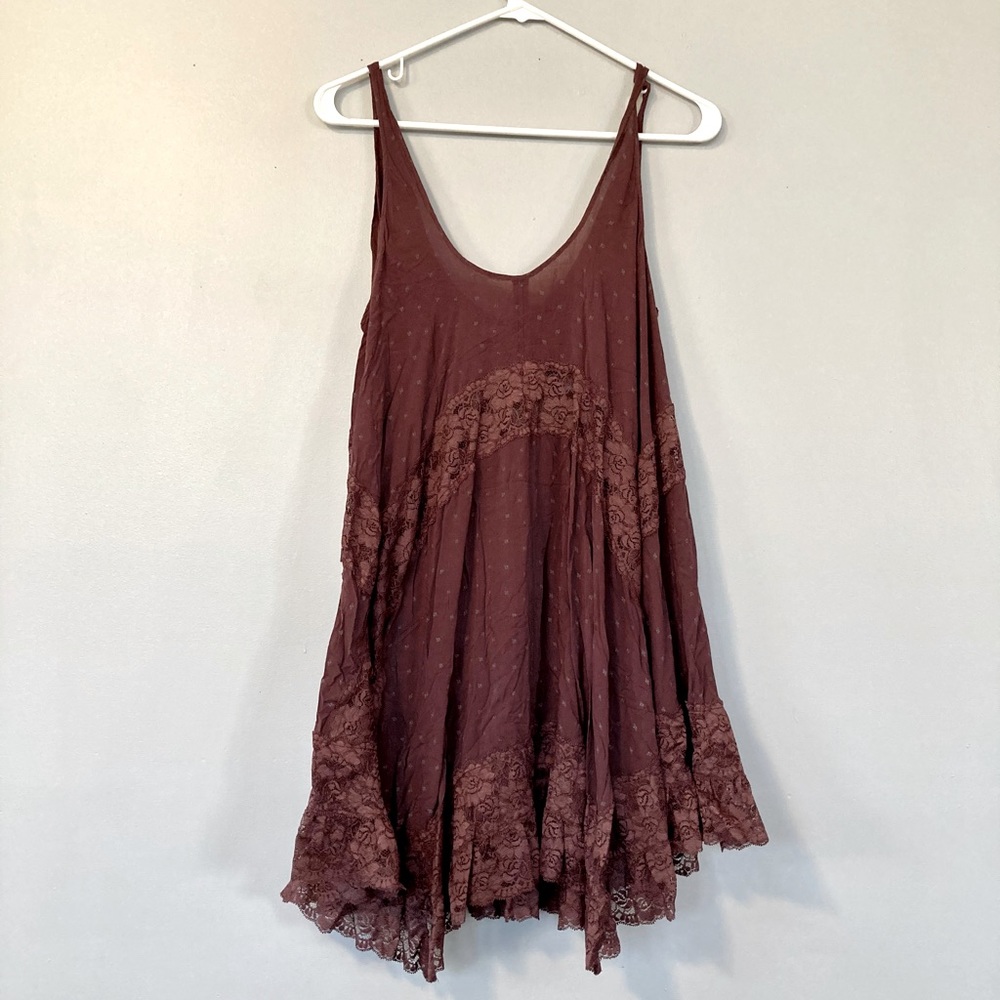 Free People Boho lacy Flowy dress